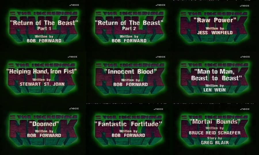 The Incredible Hulk Season 1
