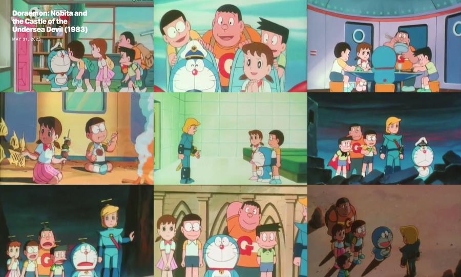 Doraemon: Nobita and the Castle of the Undersea Devil (1983)